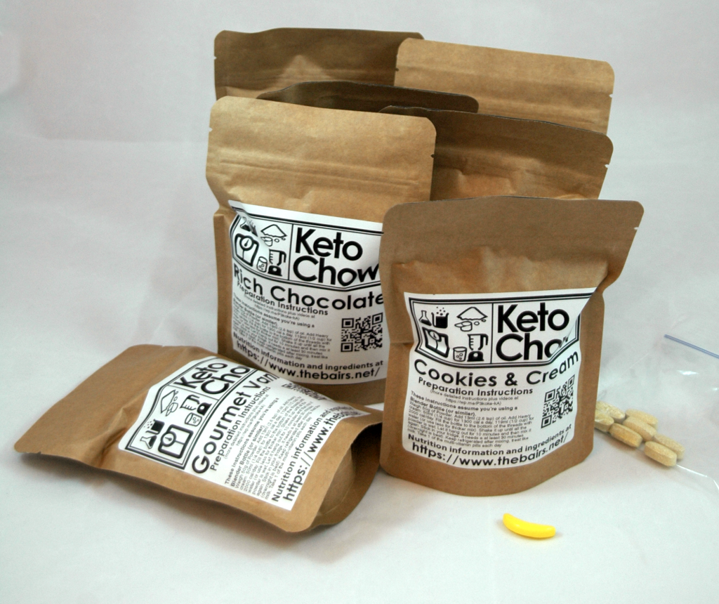 Keto Chow day packs now available Keto Chow